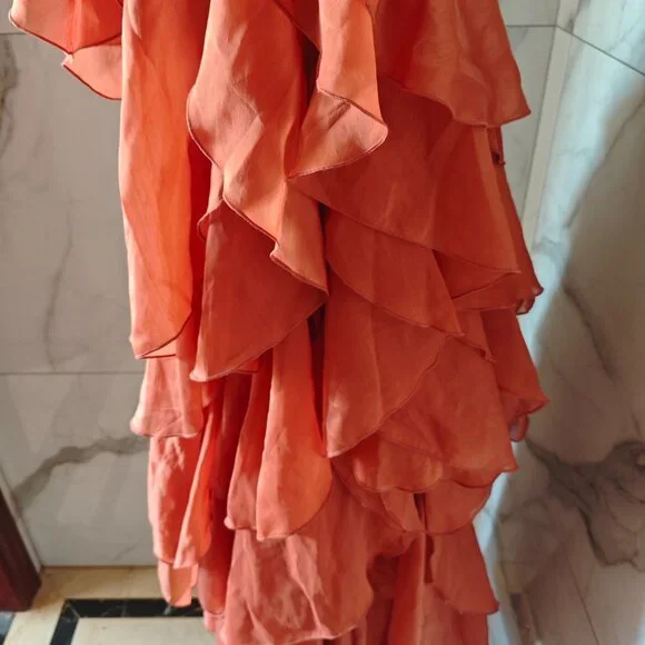 Pandorea Layered Maxi Dress - Coral Clay - Picture 8 of 10